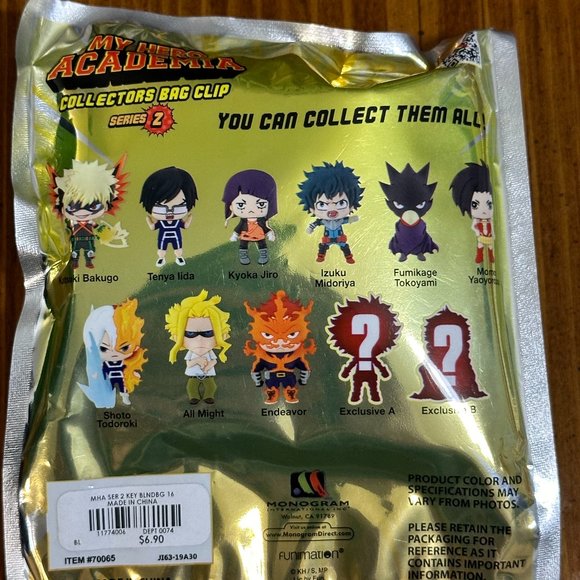 My Hero Academia Series 2 Figural Keychain Mystery Pack (1 Random) - Picture 2 of 3